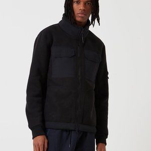PENFIELD Schoening Zip Fleece Jacket in Black